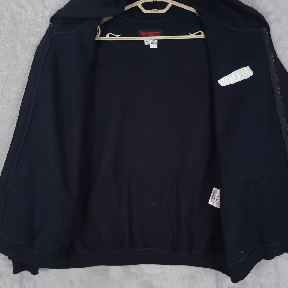 Sudadera con Capucha Drifire Cremallera Completa Hombres XL Polar Gato 2 FR Resistente al Fuego 14OZ Foto 2 de 4
