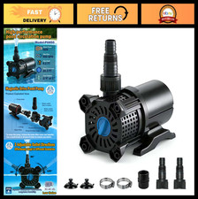 Submersible Pond Pump 850gph - Adjustable Flow 20.3ft Cord Filter Bag Ipx8 Wa Submersible Pond Pump 850gph - Adjustable Flow 20.3ft Cord Filter Bag Ipx8 Wa