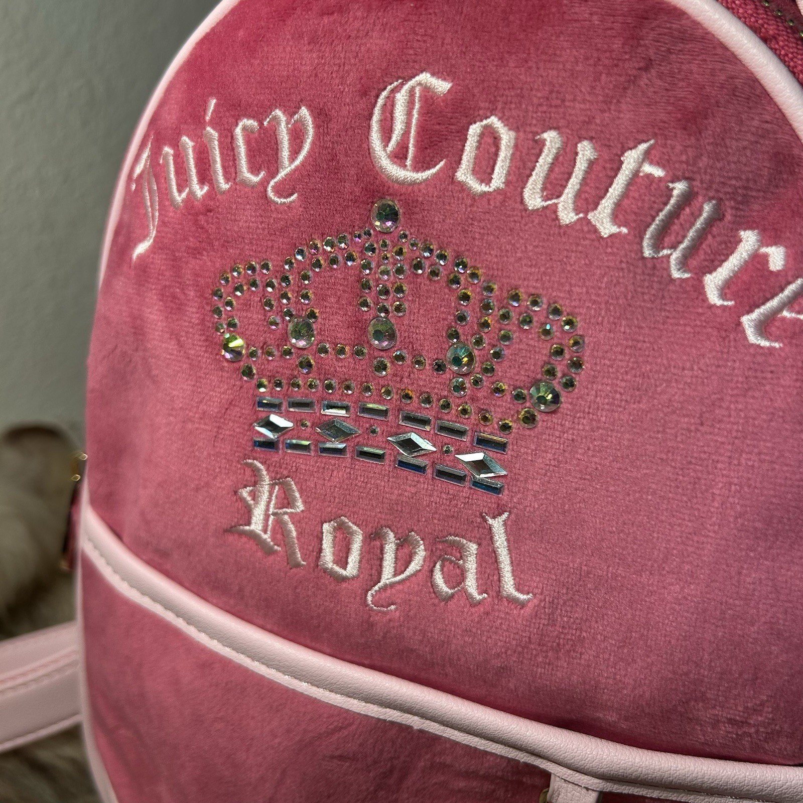 NWT Juicy Couture Kingdom Medium Backpack - Raspberry Tart — image 5