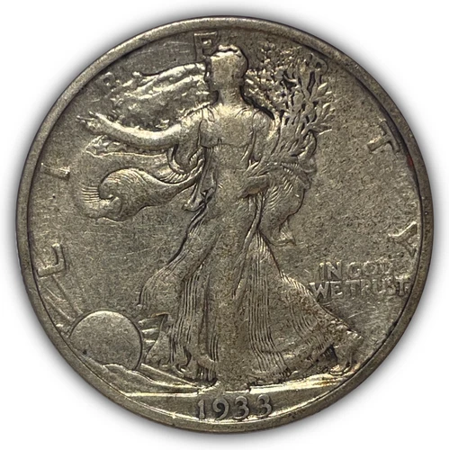 1933-S Walking Liberty Half Dollar Choice Extremely Fine XF+ Coin #26617