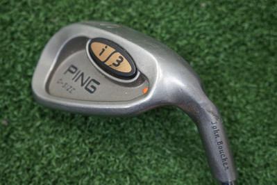 PING i3 O-SIZE ORANGE DOT SAND WEDGE ZZ STEEL STIFF FLEX w143675 Used Golf WR11