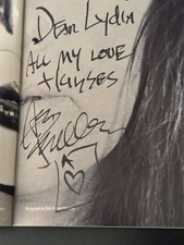 Kiss Ace Frehley Signed Guitar World to Lydia Criss Peter From Lydia's Auction