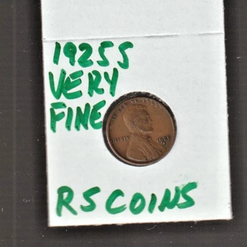 1925S   VERY FINE   LINCOLN CENT   VERY FINE  1925S /  RS COINS #16W  FREE SHIP
