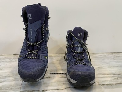 SALOMON X Ultra 3 MID GTX Women's Hiking Boots Size 8 M ''NEW IN BOX'' CROWN BLUE