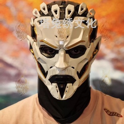 Cyberpunk Wizard Mask Cosplay Resin Customizable Wearable Helmet Prop Gift Adult