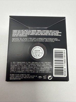 MAC LENS BLUR POWDER KISS SOFT MATTE EYE SHADOW PRO PALETTE PAN REFILL NEW!