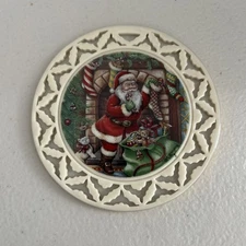 Lenox Twas the Night Before Christmas Dressed All In Fur Ornament No String