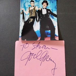 Joel Grey SIGNED Page Photo Film Stage TV Actor Cabaret Wicked Chicago Musicals