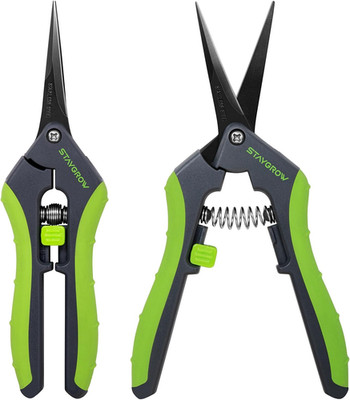 2Pcs 6.5'' Pruning Shears for Gardening, Ultra Sharp Garden Scissors for Precise