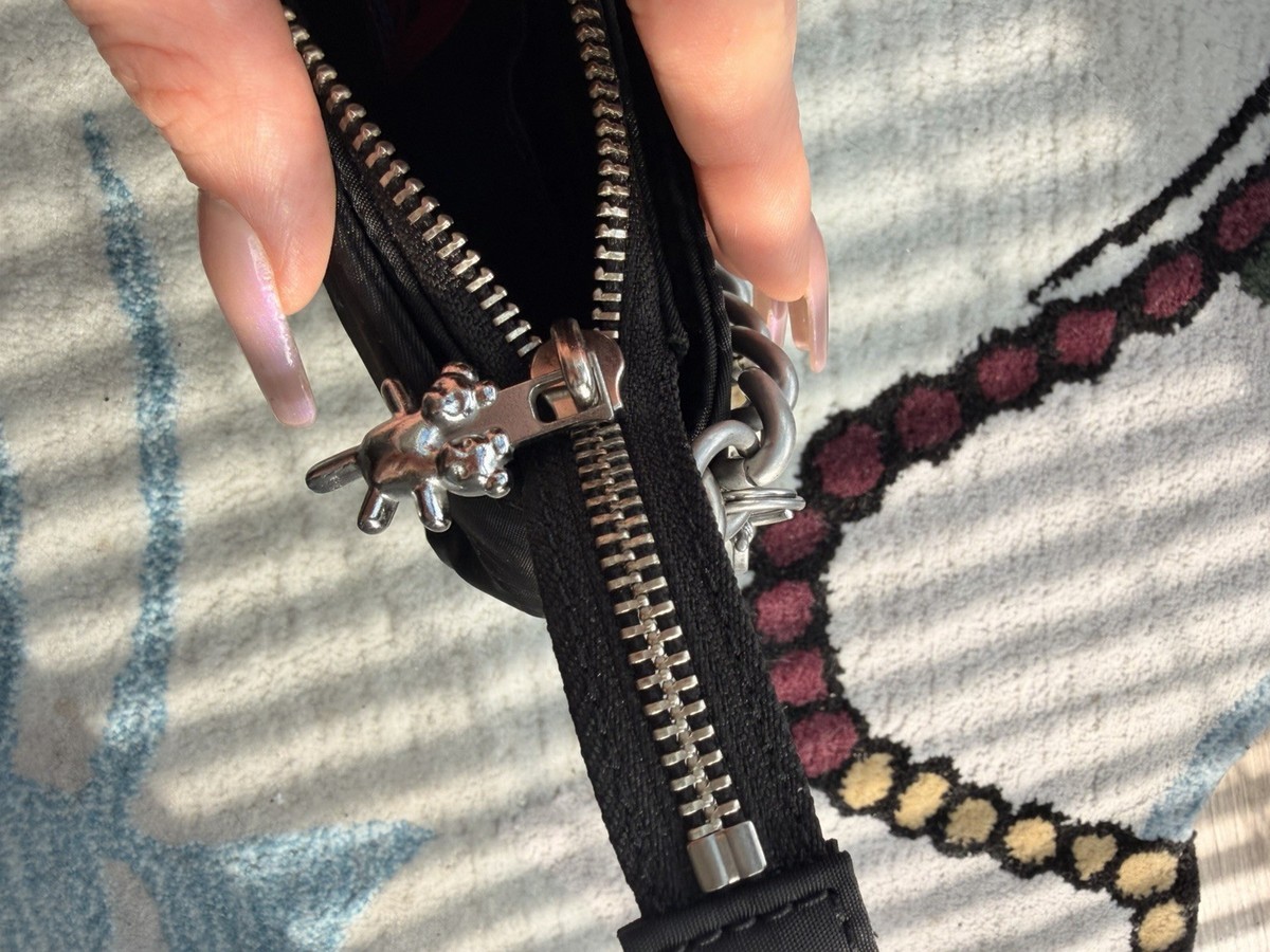 Heaven by Marc Jacobs Black Shoulder Bag with Handcuff Chain