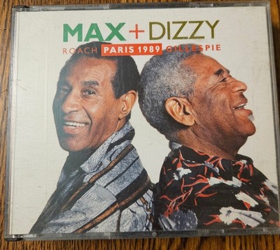 Max Roach & Dizzy Gillespie Paris 1989 CD - 2 CD SET Jazz Legends!!