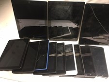 Lot Of 12 Amazon Tablets Samsung Galaxy Apple iPad 1 Kindle Parts Repair