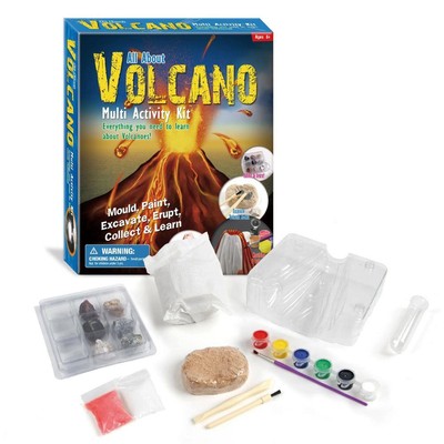 Vulkan Wissenschaft Experimentierset Kinder bauen Farbe ausbrechen graben Lavasteine Set Spielzeug