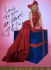 Kylie Minogue -Kylie Christmas (Pink white marbled Vinyl LP & Signed Print) XMAS