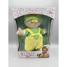 Kids Preferred Green Yellow Romper Soft Baby Doll Plush 2018 My First Baby Doll