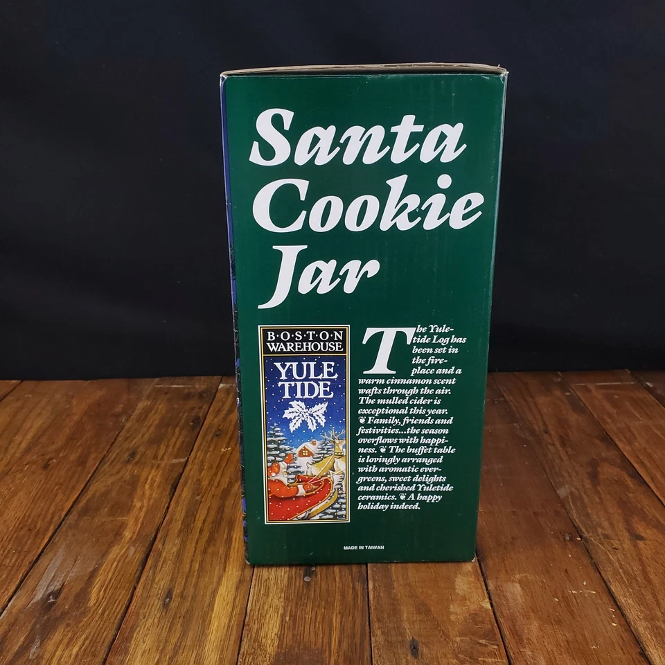 Boston Warehouse Yuletide Santa Cookie Jar 38-122 - Image 3 of 4