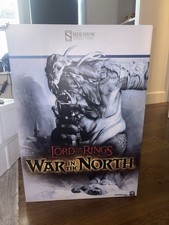 Sideshow Weta Troll des Neiges avec Nain Seigneur des Anneaux Le Hobbit ENDOMMAGÉ
