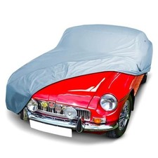 Premium Car Cover for 1962-1981 MG MGB Roadster, 02. Year 1962-1974 Sky Gray