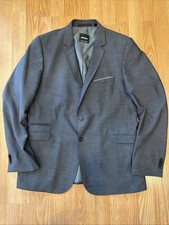 Strellson Grey Textured Wool Blend Blazer Men 42 EU 52 Sport Coat