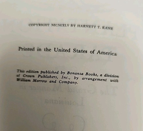 Plantagenumzug von Harnett T. Kane HB 1. 1945 SEHR GUT - Bild 3 von 4