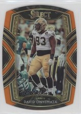 2020 Panini Select Club Level Orange Prizm Die-Cut David Onyemata #299 0y59