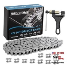 420 Motorcycle Chain - 420 Standard Roller Chain 132 Links 420 Standard Chain