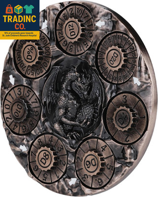 Spinner DND Dice, Metal D&D Dice Set with Gift Box for Roleplaying Games Dungeon