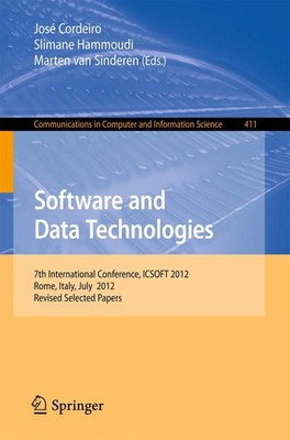 José Cordeiro (u. a.) | Software and Data Technologies | Taschenbuch | Englisch