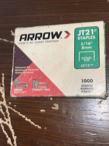 Arrow Fastener 215 5/16" JT21 Staples