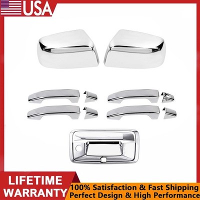 For 2015+Chevy Colorado/CANYON Chrome Top Mirror+Door Handle+Tailgate