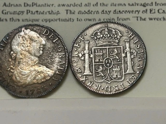 8 Reales Uncertified 1783 Year Colonial Mexico Coins (Pre - 1821