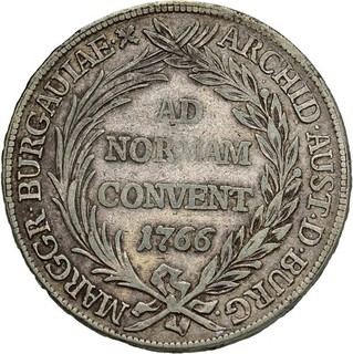 Künker: RDR Maria Theresia 1 Taler 1766 Konventionstaler Silber