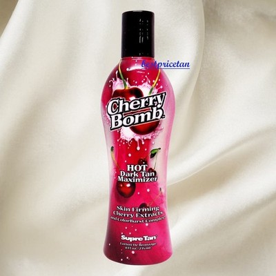 Supre CHERRY BOMB Hot Dark Maximizer Indoor Tingle Tanning Bed Lotion - 8 Oz