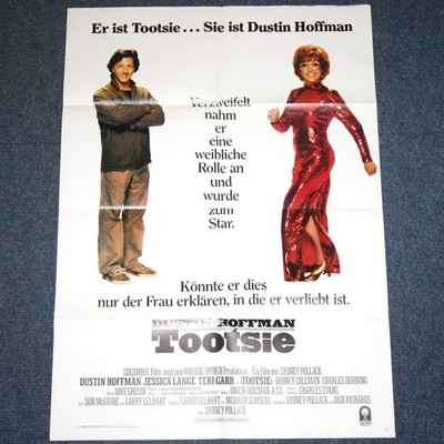 Filmposter A1 TOOTSIE (1985) Dustin Hoffman Jessica Lange Teri Garr