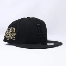 NWT Black Los Angeles Dodgers 2024 World Series Champs 9Fifty New Era Adjustable