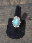 Vintage Bell Trading Post Sterling Silver Ring with Royston Turquoise Size 6