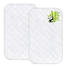Waterproof Bassinet Mattress Protector Cover, Fits for AMKE, Baby Joy, Ezebab...