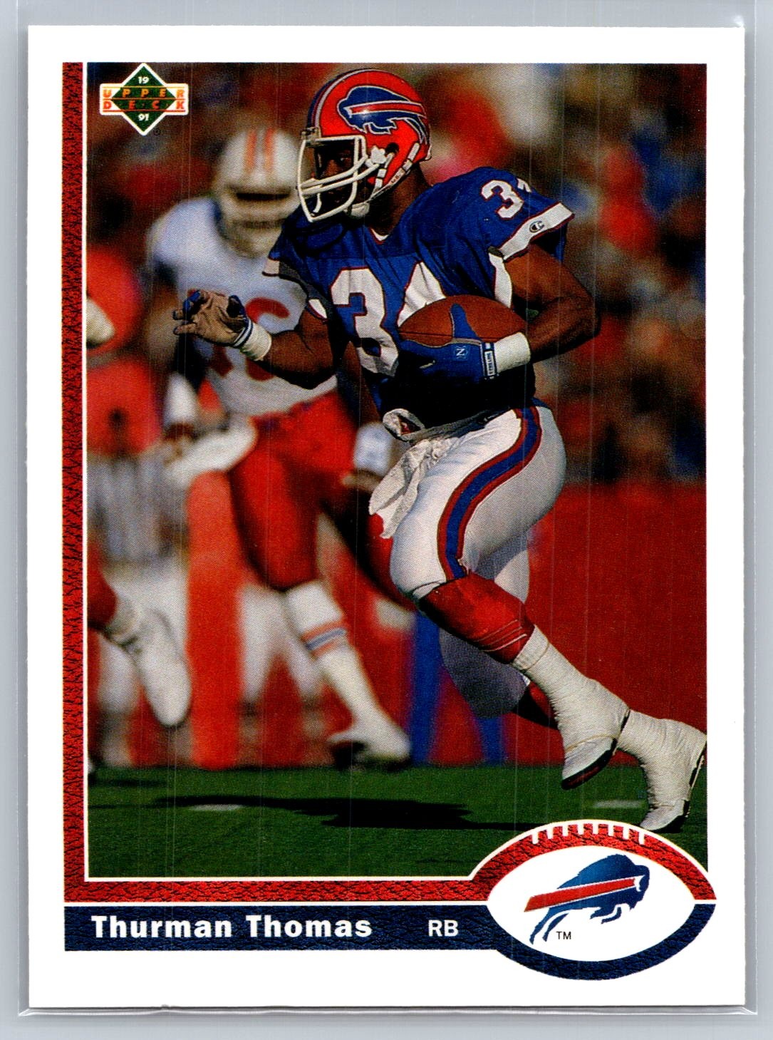 Thurman Thomas #356 (Football Cards 1991 Upper Deck) — is it worth grading?