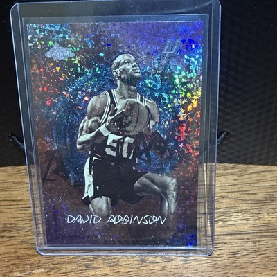 2025-26 Topps Chrome Cactus Jack David Robinson /75 Purple Mini Diamonds - Spurs