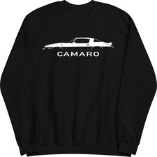 1980 Chevy Camaro Z28 Silhouette Graphic Sweatshirt Classic Vintage Race Car