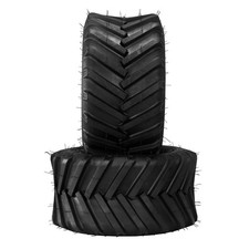 Two 18x8.50-8 18x8.50x8 18x8.5x8 Lawn Mower Tractor Turf Tires 6 Ply Rated