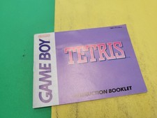 Tetris Purple Game Boy Nintendo Instruction Manual Only