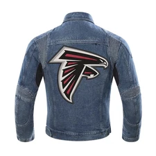 Atlanta Falcon Large Size 10.50" x 11.0" Sew & Embroidered Iron-On Patch