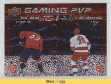 2024 Upper Deck Series 1 Gaming PVP Speckle Tom Wilson Sebastian Aho READ 14i1