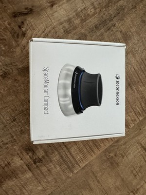 3Dconnexion SpaceMouse Compact 3D-Maus - Schwarz/Silber (3DX-700059)