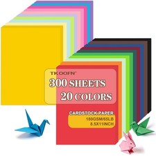 TKOOFN Construction Paper 300 Sheets 8.5 X 11...