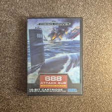 ebay® Auktion 306942134477 | 688 Attack Sub Sega Mega Drive Originalverpackt und komplett mit Handbuch Thumbnail of ebay® auction 306942134477 | 688 Attack Sub Sega Mega Drive Originalverpackt und komplett mit Handbuch