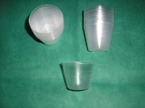100 Medicine Measure Cups 30ml Clear First Aid Gallipots Disposable. - Picture 5 of 5