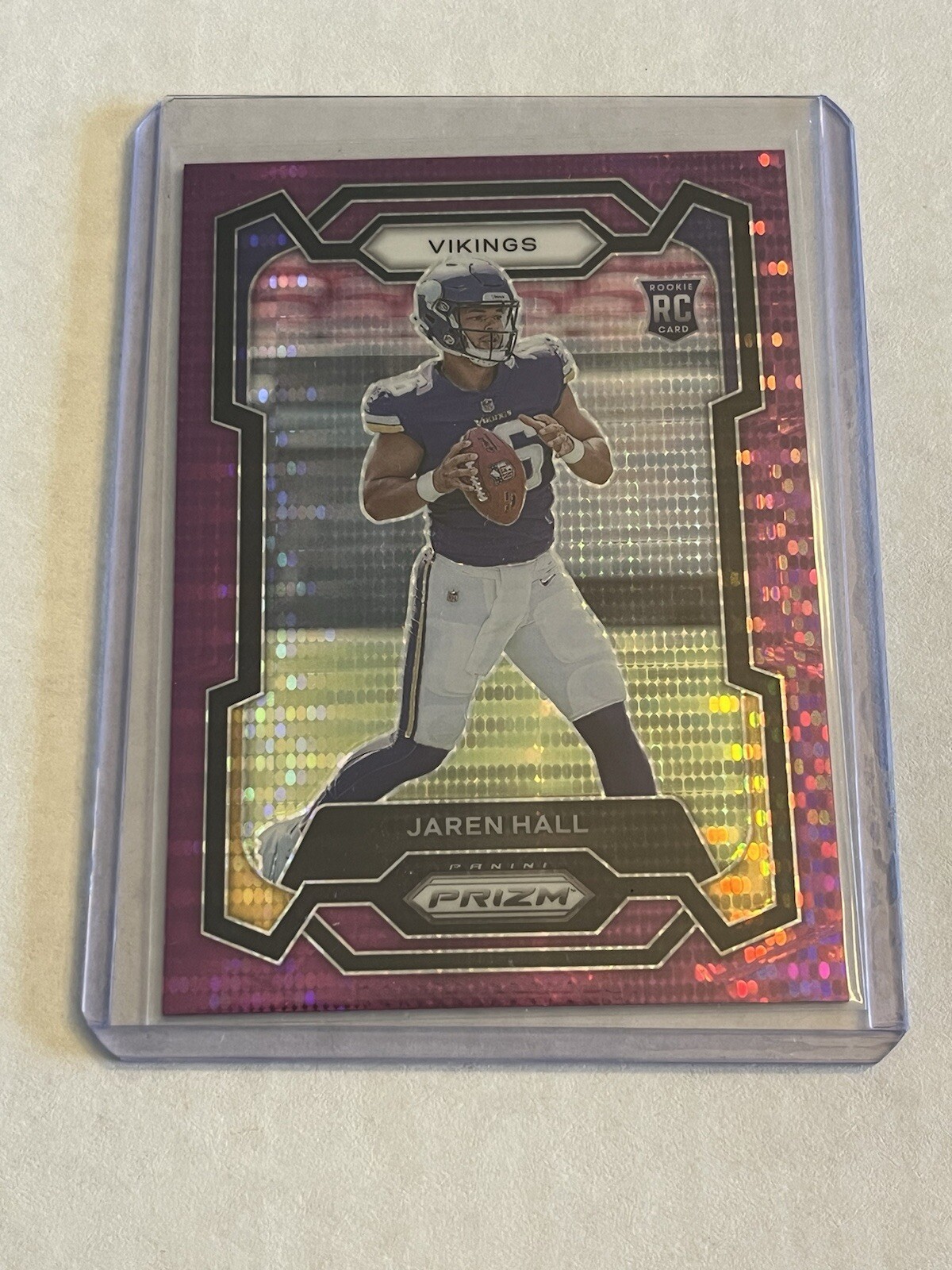 2023 Panini Prizm - Rookies Purple Pulsar Prizm #367 Jaren Hall (RC)