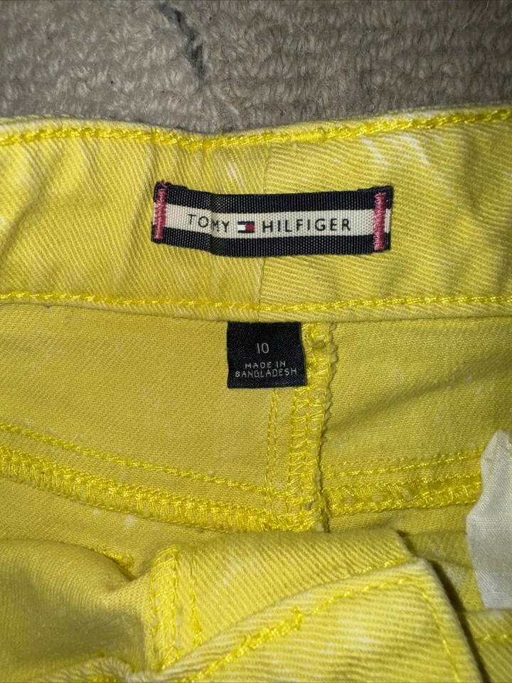 Lote de 2 pantalones cortos de diseñador para niñas talla 10: Tommy Hilfiger y DKNY  Foto 3 de 4